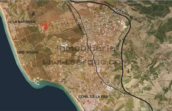 Las Parcelas de Roche, plano de situación 1 de 3